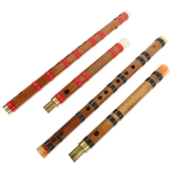1 шт. Китайская студенческая бамбуковая флейта Dizi Портативная флейта Китайский инструмент (клавиша D)