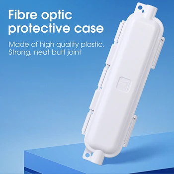 10шт FTTH drop cable rotection box Коробка для защиты оптического волокна термоусадочная трубка для защиты соединительного лотка водонепроницаемый