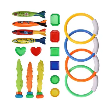 19 штук Игрушек для бассейна, водонепроницаемых аксессуаров для подводного плавания, игровой набор, спортивные товары для мальчиков и девочек