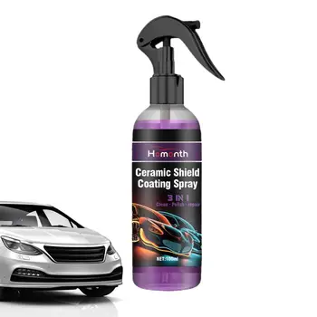3 В 1 Спрей Для Ремонта Автомобильной краски С Керамическим Покрытием Quick Nano-coating Spray Wax Автомобильный Гидрофобный Полироль Для Очистки краски