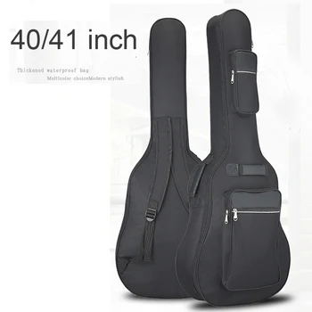 41/42-дюймовая сумка для гитары, чехол для народной гитары, 8 мм акустическая сумка для гитары, плечевой ремень, чехол для гитарной коробки