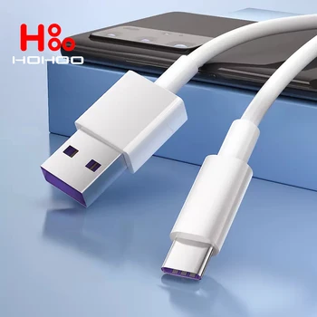 5A Кабель USB Type C для Huawei mate 40 30 Быстрая Зарядка USB C Провод Даты Зарядного устройства для Xiaomi Redmi K60 50 Note 8 Кабель Poco Type-C