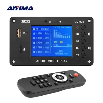 AIYIMA Bluetooth 5,0 MP3 Декодер Плеер 2,8 Дюймовый TFT Экран HD AUX USB TF Карта FM Радио Декодирование DIY Усилитель Звука Домашнее Аудио