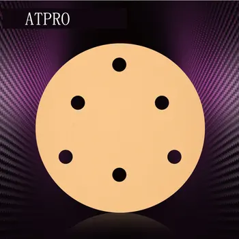 ATPRO-50 ШТ 5 Дюймов 6 Отверстий 125 ММ из Оксида алюминия с Зернистостью от 60 до 600 для металлических и автомобильных изделий