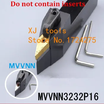 MVVNN3232P16 M-Тип Токарный Станок С ЧПУ Станки Токарный Режущий Инструмент Внешний Держатель Токарного инструмента 32*32*170 мм