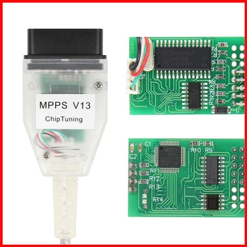 OBD2 MPPS V13.02 Настройка переназначения чипа USB-программатор Диагностический Инструмент для тестирования кабельной дороги USB