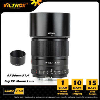 VILTROX 56mm F1.4 X Объектив с автоматической фокусировкой Портретный Объектив с большой диафрагмой для объектива Fujifilm Fuji Lens X Mount X-T30 X-T3 X-T2 Объектив камеры