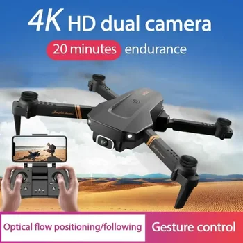 WIFI Видео в Реальном Времени FPV 4K/1080P Дроны С Квадрокоптером Dron Toys 2023 V4 4K HD Широкоугольная Профессиональная Камера RC Drone