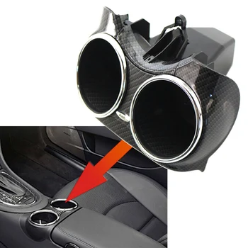Автомобильный Подстаканник в стиле углеродного волокна Для Mercedes-Benz CLS C219 2006-2011 с двумя чашками из АБС-пластика 2196800414