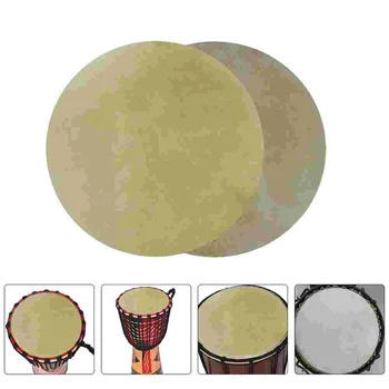 Африканский барабан, Барабан Бонго, Натуральные чехлы для барабанов, Сменная кожа для барабанов, Поверхность для африканских барабанов