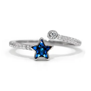 Винтажные кольца со звездами в стиле бохо Для женщин, мужчин, Большие кольца, Готические украшения, Подарки на День Святого Валентина
