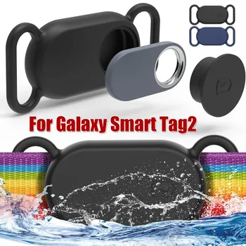 Водонепроницаемый держатель для собачьего ошейника Samsung Galaxy SmartTag 2; силиконовый GPS-трекер; скрытый защитный чехол для Galaxy Smarttag2.