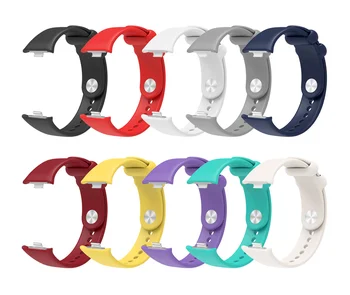 Для Xiaomi Band 8pro Аксессуары Сменные ремешки для часов, разноцветные ремешки для часов, мягкий силиконовый браслет на запястье для мужчин и женщин