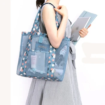 Женская сумка-органайзер для путешествий на открытом воздухе, для покупок на одно плечо, большой емкости, пляжная сумка, одежда, косметичка для хранения