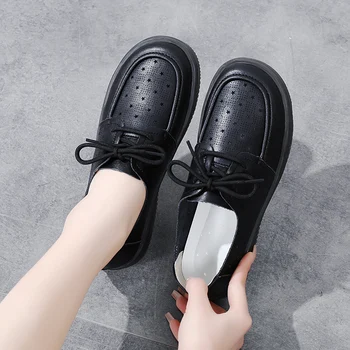 Женские лоферы, повседневная обувь из мягкой пены с эффектом памяти, удобные легкие модельные туфли для леди