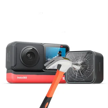 Защитная Пленка для экрана из твердого Стекла Insta360 One R/RS Twin 1-Inch edition 4K Action Camera Leica Lens LCD Protection Film