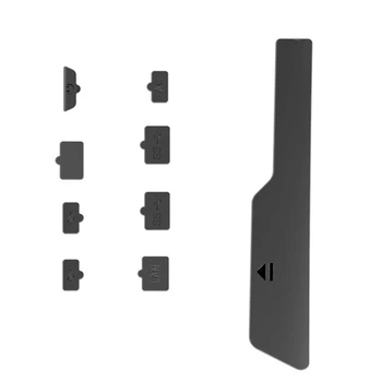 Игровые аксессуары Пылезащитный штекер для основной игровой консоли PS 5 Пылезащитный штекер Резиновый пылезащитный чехол для защиты от пыли Черный K0AC