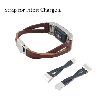 Кожаный Сменный Ремешок Для Смарт-браслета Fitbit Charge 2 Heart Rate Браслет Носимый Ремень Для Fitbit Charge 2 Band