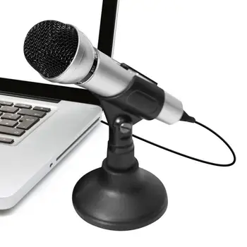 Компьютерный микрофон Вокальный Ручной микрофон для пения M9 Компьютерный микрофон с универсальной совместимостью Эргономичный дизайн для голосовых игр