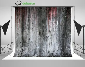 Кровавая страшная Концепция Старой Цементной стены Ужасный фон из полиэстеровой или виниловой ткани с компьютерной печатью на Хэллоуин