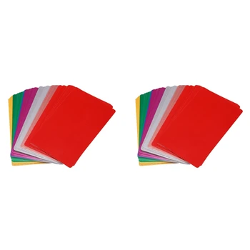 Многоцветная алюминиевая заготовка для визитных карточек, металлический материал для этикеток с гравировкой, гравировальный станок с ЧПУ для открыток DIY (160)