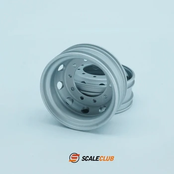 Модель Scaleclub 1/14 Седельный тягач Mud Head Classic с колесом с 10 большими круглыми отверстиями Из алюминиевого сплава для Tamiya Lesu Rc