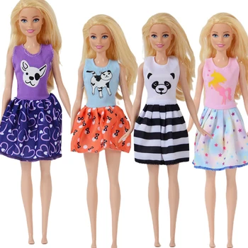 Модное платье Вечерняя юбка для куклы 1/6, праздничная одежда для девочек Барби, игрушки своими руками, подарки на День рождения, аксессуары для наряжания кукол