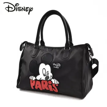 Новая женская дорожная сумка Disney Mickey, высококачественная грязеотталкивающая Портативная сумка для фитнеса, модная сумка через плечо большой емкости.