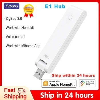 Новый AQARA E1 Zigbee Hub USB Smart Gateway Aqara Hub портативный Беспроводной Пульт Дистанционного Управления Zigbee Connect Для Xiaomi MIHOME Для Apple Homekit