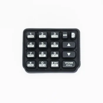 Пластиковая резиновая клавиатура Walkie Talkie Клавиатура для двухсторонней радиосвязи icom IC-V80