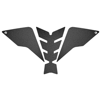 Подходит для YAMAHA MT-09 2015-2016 Бак мотоцикла Прозрачная накладка наколенник наклейки Прозрачные кожаные наклейки