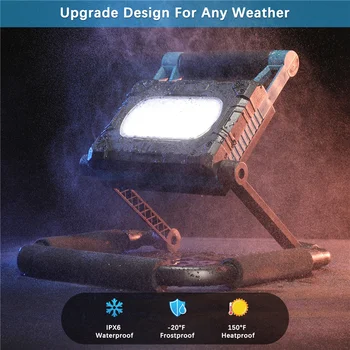Портативная светодиодная лампа для газона, Складная сервисная лампа с USB-зарядным ремнем, Солнечная проекционная лампа, Предметы домашнего обихода