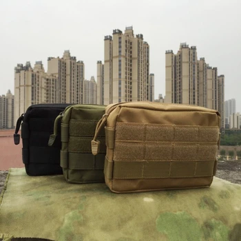 Поясная сумка для бега на открытом воздухе Molle, тактическая поясная сумка с небольшим карманом, военная поясная сумка, дорожные сумки для кемпинга, мужские портативные