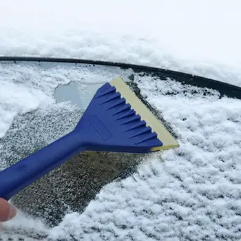 Практичная снегоуборочная лопата для удаления воды, мойка автомобиля, высокопрочный автомобильный иней, щетка для удаления снега, скребок