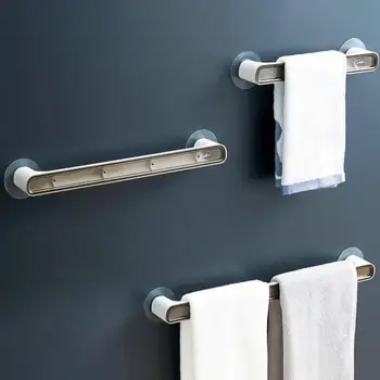 Прочная устойчивая вешалка для полотенец Современный дизайн, вешалка для полотенец, прочная самоклеящаяся вешалка для полотенец, компактный органайзер для принадлежностей в ванной комнате