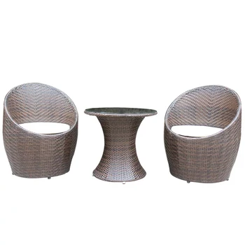 Рама из алюминиевого сплава, террасный стол, уличный ротанговый стул, мебель, водонепроницаемый обеденный стол на открытом воздухе, стул