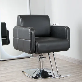Роскошное парикмахерское кресло для макияжа, стул для парикмахерской, Поворотное седло для укладки, Косметический поворотный шезлонг для парикмахерской