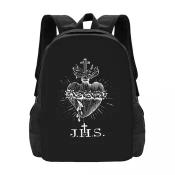 Рюкзак для совместной работы Sacred Heart of Jesus Christ в винтажном стиле Большой вместимости, милые складные рюкзаки для одежды