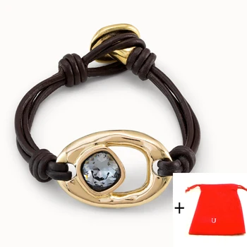 Самая продаваемая новая модель в Европе и Америке, изысканный браслет из веревки с драгоценными камнями, женская сумка для романтических подарков