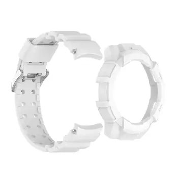 Силиконовый ремешок для Watch 6 Sport 40/44 мм, ремешок для часов, браслет и чехол для циферблата, мягкий спортивный каучуковый ремешок для ежедневного использования Watch 6