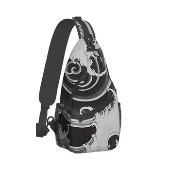 Сумка через плечо с художественной татуировкой, спортивная традиционная японская нагрудная сумка с волнами, женские и мужские модные рюкзаки через плечо для путешествий