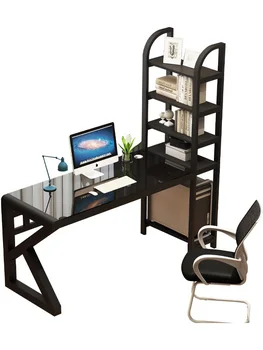 Угловой компьютерный стол для спальни, студенческий письменный компьютерный стол