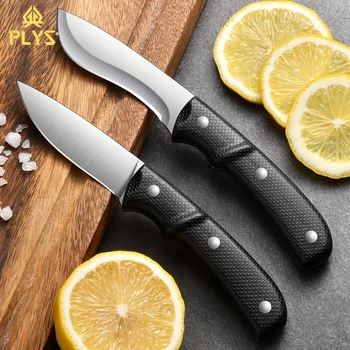 Фруктовый нож PLYS из нержавеющей стали, уличный разделочный нож, бытовой маленький нож высокой твердости, нож для барбекю для пикника