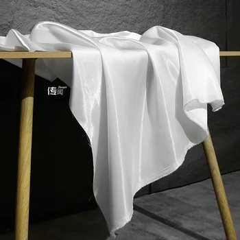 Хрустальная шелковая атласная ткань Hydrosilk, высококачественные шелковые шторы, тренч, платье, брюки, ткани для одежды