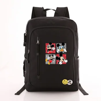 Школьные сумки Disney с Микки и Минни Маус для подростков, рюкзак для ноутбука, сумка для мальчиков и девочек, рюкзак для книг, дорожная сумка Mochila