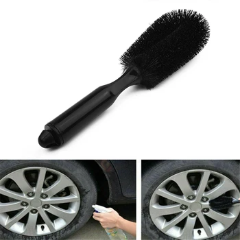 Щетка для чистки автомобильных колес Средство для мытья шин Очиститель шин из сплава с мягкой щетиной Инструменты для мытья автомобильных шин