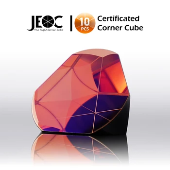 угловой куб, сертифицированный JEOC, 10шт, диаметр 64 мм, высота 39 мм, отражающая призма, с покрытием Cooper и AR