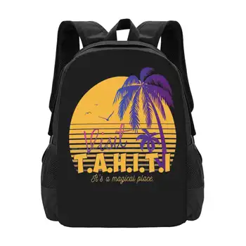 Волшебный Таити Aos Sheild Pattern Design Bagpack Школьные сумки Tahiti Aos S H I E L D Волшебное Место Фил Коулсон Агент Коулсон