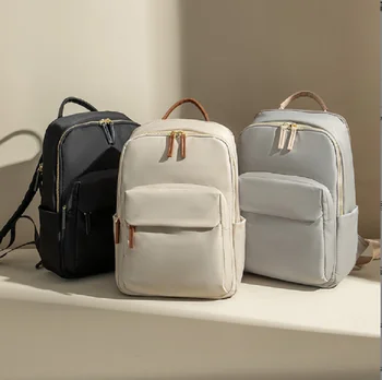 Мужской Женский модный водонепроницаемый Оксфордский рюкзак для ноутбука, дорожные деловые сумки на плечо, школьная сумка 15 дюймов