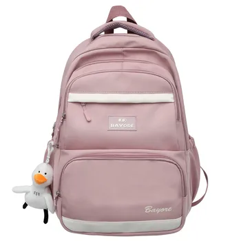 Сумки средней школы для девочек-подростков, студенческий рюкзак, женский Оксфордский рюкзак для отдыха в кампусе, корейский Японский стиль